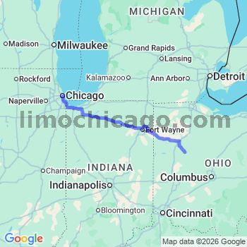 Limousine service to Chicago Loop
