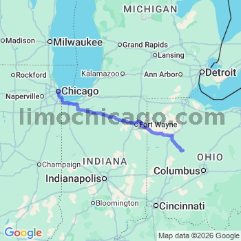 Limousine service to Chicago Loop