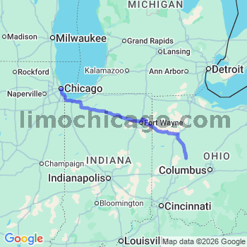 Limousine service to Chicago Loop