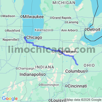 Limousine service to Chicago Loop