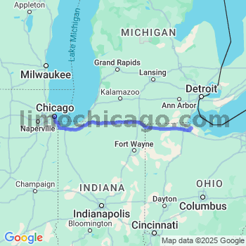 Limousine service to Chicago Loop