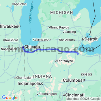 Limousine service to Chicago Loop