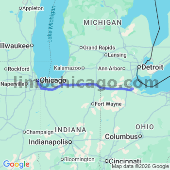 Limousine service to Chicago Loop