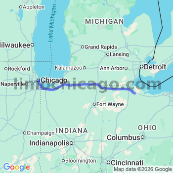 Limousine service to Chicago Loop