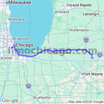 Limousine service to Midway airport (MDW)