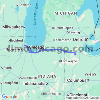Limousine service to O'Hare airport (ORD)