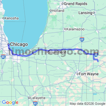 Limousine service to Chicago Loop
