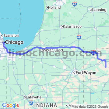 Limousine service to Chicago Loop
