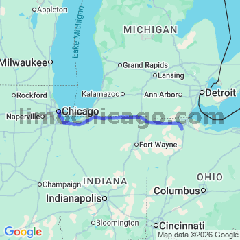 Limousine service to Chicago Loop