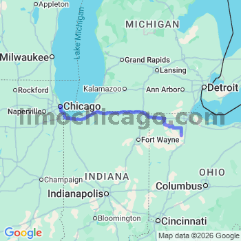 Limousine service to Chicago Loop