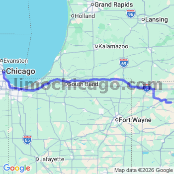 Limousine service to Chicago Loop
