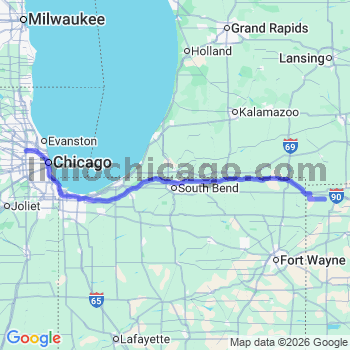 Limousine service to O'Hare airport (ORD)