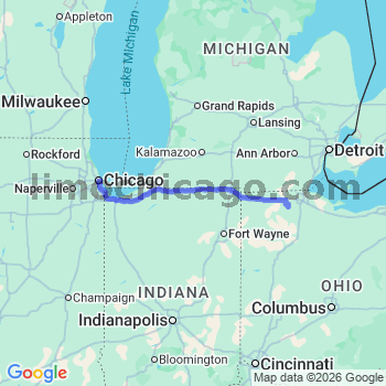 Limousine service to Chicago Loop