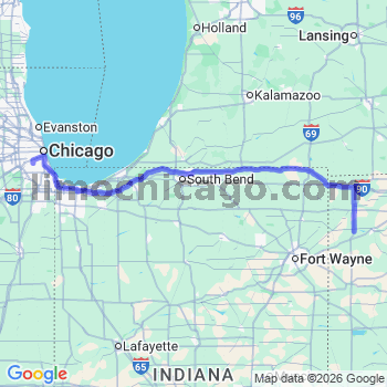 Limousine service to Midway airport (MDW)