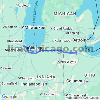 Limousine service to O'Hare airport (ORD)