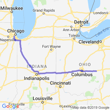 Travel from Zanesville to Midway airport Limousine service to Midway airport (MDW)