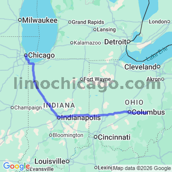 Limousine service to Chicago Loop