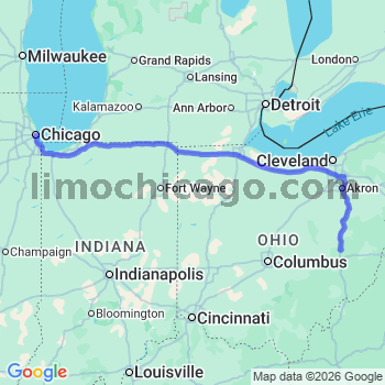 Limousine service to Chicago Loop