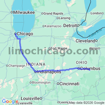 Limousine service to Chicago Loop