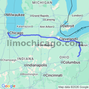 Limousine service to Chicago Loop