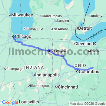 Limousine service to Chicago Loop