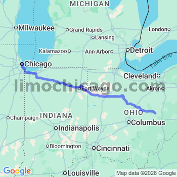 Limousine service to Chicago Loop