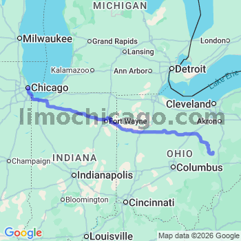 Limousine service to Chicago Loop