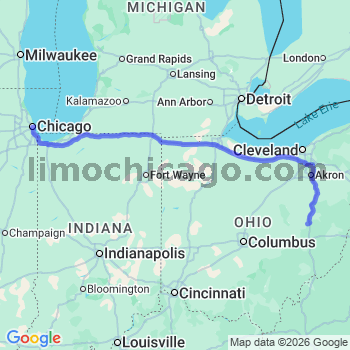 Limousine service to Chicago Loop