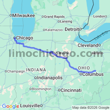 Limousine service to Chicago Loop