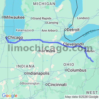 Limousine service to Chicago Loop