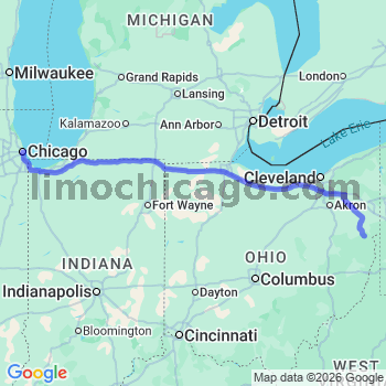 Limousine service to Chicago Loop