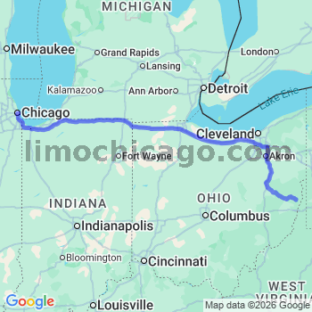 Limousine service to Chicago Loop