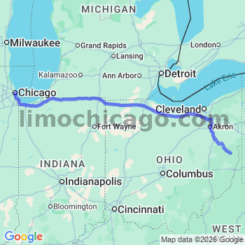 Limousine service to Chicago Loop
