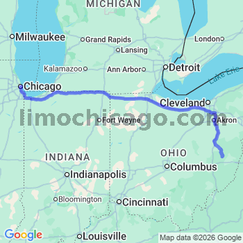 Limousine service to Chicago Loop