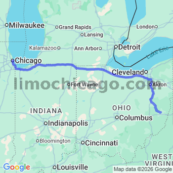 Limousine service to Chicago Loop