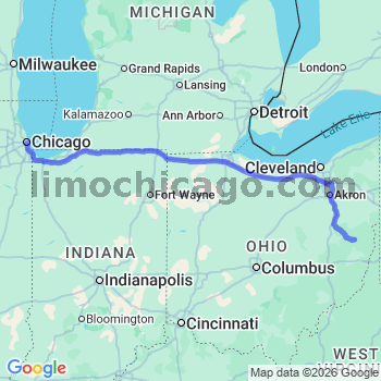 Limousine service to Chicago Loop