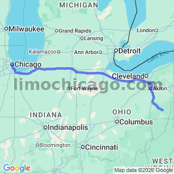 Limousine service to Chicago Loop
