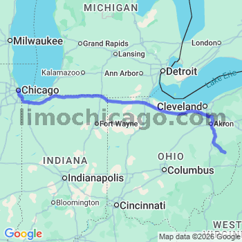 Limousine service to Chicago Loop