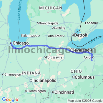 Limousine service to Chicago Loop