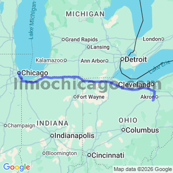 Limousine service to Chicago Loop