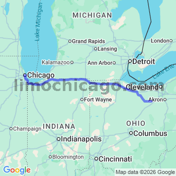 Limousine service to Chicago Loop