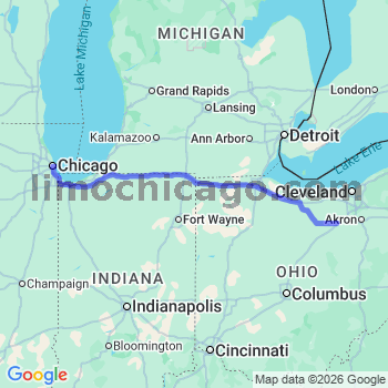 Limousine service to Chicago Loop