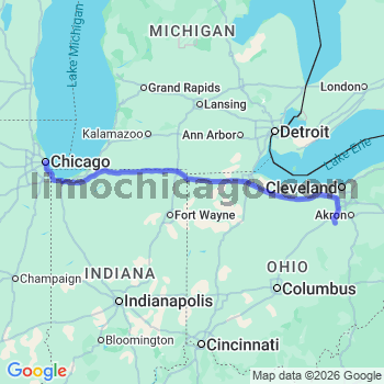 Limousine service to Chicago Loop