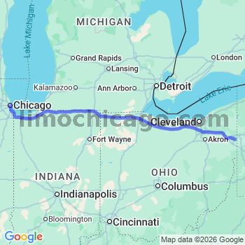 Limousine service to Chicago Loop