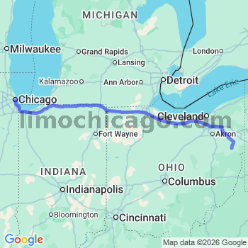 Limousine service to Chicago Loop