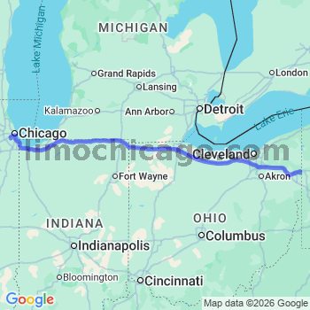 Limousine service to Midway airport (MDW)