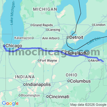 Limousine service to Chicago Loop