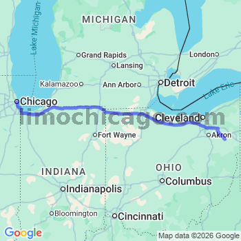 Limousine service to Chicago Loop