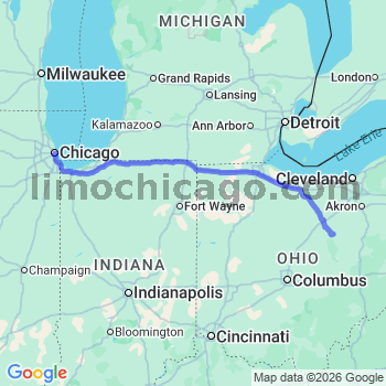 Limousine service to Chicago Loop