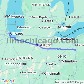 Limousine service to Chicago Loop